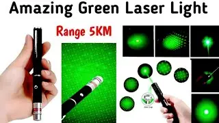 Laser Point || Laser Pointer| Green Laser Light Unboxing And Tasting || The Laser Light Travels 5km 