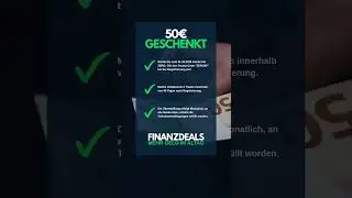 50&euro; Bonus #finanzentipps #geldsparen #investieren