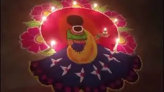 Beautiful😍💓 rangoli design🌸#likecommentshare #rangoli#subscirbe my channel❤