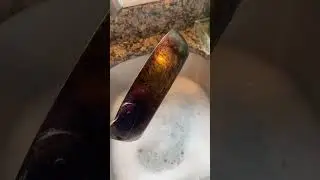 How I Clean my Stainless Steel Pan - details in description #kitchentools #cleaning