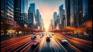 🌆 Cityscape White Noise: Relaxing Urban Sounds with Traffic & Construction Ambience 🚗🔨