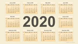Kalender 2020