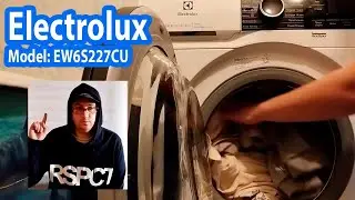 Electrolux model EW6S227CU &mdash; Full wash cycle 40&deg;C, 800 rpm + rinse | ASMR