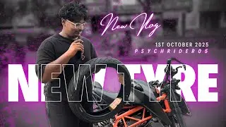 Finally Kotha Tyre😍🔥| Telugu Vlog | PsychRider05
