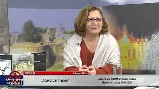 BUCUREȘTI - CONVORBIRI LITERARE - INVITAT: CATIA MAXIM - 21.02.2024