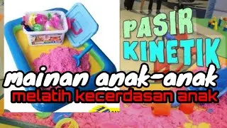 permainan anak-anak, mainan pasir kinetik trending 
