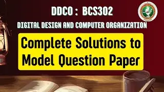Решения задач из сборника DDCO Model Paper - BCS302 | VTU, 3-й семестр, CS | Цифровой дизайн и ор...