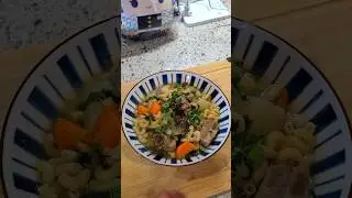 sup nui soun / vietnamese macaroni pork rib soup made easy #cooking #noodles #vietfood #noodles