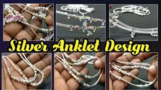 Silver Anklet Collection | New Fancy Anklet | Payal Design | Velli Kolusu