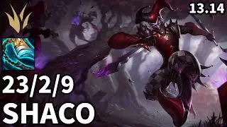 Shaco Jungle vs Hecarim - EUW Diamond  | Patch 13.14