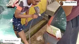 Maruti 800 Painting at Home