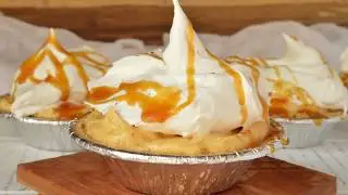No Bake Mini Pumpkin Cream Pies