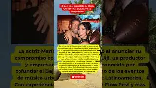 Mar&iacute;a Chac&oacute;n presume a su prometido Christopher Den Uijl #MariaChacon #Compromiso