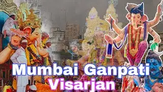 Mumbai Ganpati Visarjan Mumbai Ganpati Lalbaugcharaja #lalbaugcharaja #ganeshchaturthi #trending