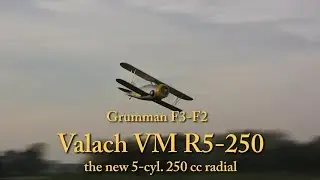 Valach VM R5-250 Sternmotor in Grumman F3 F2