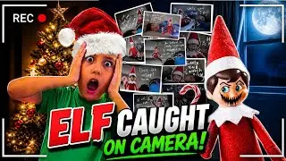 We CAUGHT the EVIL ELF watching ME AT NIGHT !!! (REAL FOOTAGE) 
