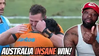 AMERICAN RUGBY FAN REACTS TO! AUSTRALIA v ARGENTINA | The Rugby Championship 2025 | Round 3