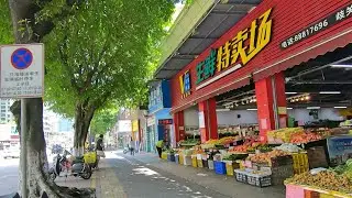 岐關西路 | 廣東中山市城區散步 ：中山三路 往 南下市場 Zhongshan Downtown #walk