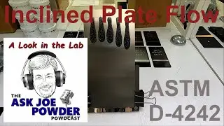 Inclined Plate Flow: A Look in the Lab