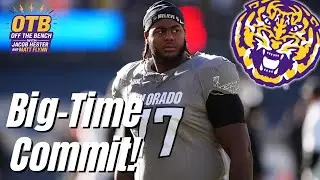 REACTION: LSU Gets HUGE Commit From Top Transfer Portal LT Jordan Seaton!