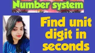 #Number system#how to find unit digit of a number????????