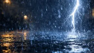 THUNDERS & HEAVY RAIN | Sleeping Solutions | Fall a Sleep in Few Minutes |