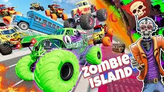 Monster Jam INSANE Zombie Island Adventure #51 | Racing, Freestyle, and High Speed Jumps