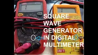 Square Wave Generator Mode in Digital Multimeter (DMM) | Observation on DSO