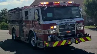 LCFR Engine 624 and Sterling Volunteer Rescue Squad Medic 635C Responding 9-26-2025