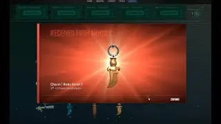 CS2 Small Arms Charms, double red drop
