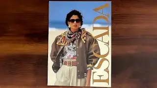 Escada Fall/Winter Late 1980s Kara Young, Elaine Irwin, Stephanie Seymour | ASMR Catalog Flip Thru