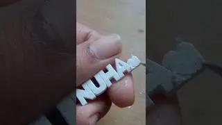 NUHA ❤️ name in chalk piece 🤩🤩
