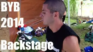 BYB 2014 - Lord Deezus & Justin Charge Entrance (Backstage Footage)