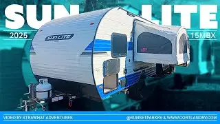 2025 SunLite Sport 15MBX Walkthrough First look at the All-new floorplan by @sunsetparkrv6370