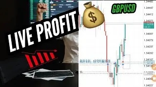 Live GBPUSD Trade on MT5 | Smart Money Setup Paid Off. #ict #forextrading #trending #rexforexacademy