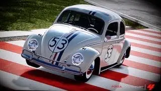 Forza 4- Volkwagon Beetle (Herbie) Top Gear Test Track
