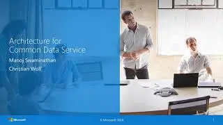Architecture for Common Data Service