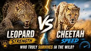 Leopard vs Cheetah: Strength vs Speed | Who Truly Survives in the Wild?