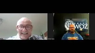Emeric Delzceg and I discussing natual accuring peptides vs synthetic