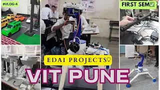 VIT PUNE college vlog | EDAI PROJECTS |SEM 1✅#vitpune  #mhtcet2024   #vlog #scienceprojects