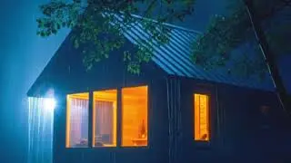 Powerful Rainstorm & Occasional Thunder ⚡ | Dark Night Ambience | HEAVY RAIN | RAIN | RAIN SOUNDS