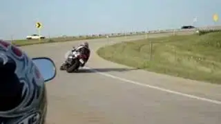 High Speed curve on a Sportbike