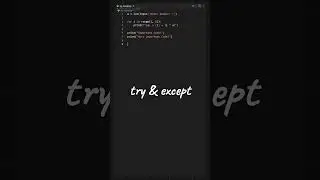Error Handling in Python