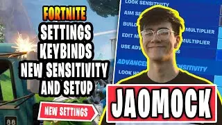 Jaomock New Fortnite Settings keybinds and New Sensitivity