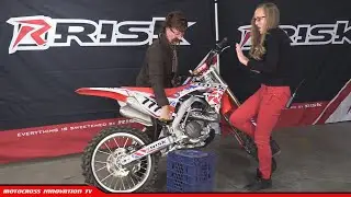 The Easiest Dirt Bike Lift - By Motocross Innovation TV - Risk Racing RR1 Ride On Stand