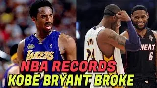 7 NBA Records Kobe Bryant Has BROKEN! Best Kobe NBA Records! The Black Mamba!