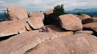 Nijagalbetta trek, 55 km from Bangalore. View from the sky