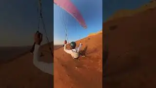 Trying to give him good footage 🥴 #duneriderscraper #dunerider #parakite #paragliding #uae
