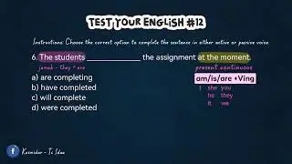 Test Your Active&ndash;Passive Voice! Dare to Try?