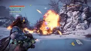 Horizon zero dawn the frozen wilds-Aloy the best hunter vs Frostclaw in ultrahard mode